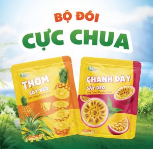 Bộ đôi trái cây sấy cực chua