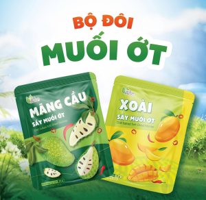 Bộ đôi trái cây sấy muối ớt